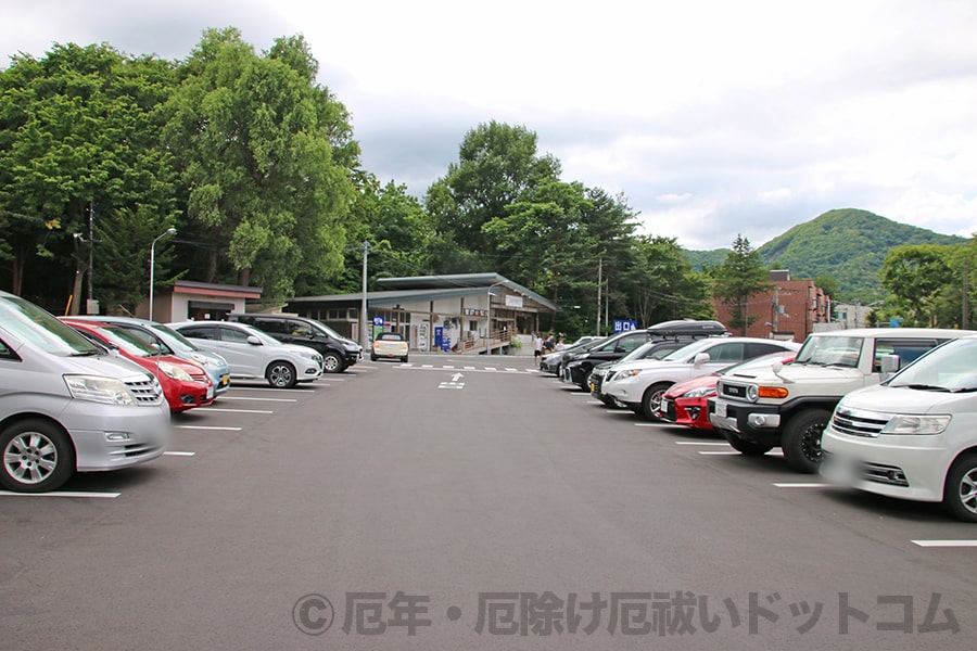 北海道神宮 北1条駐車場の様子