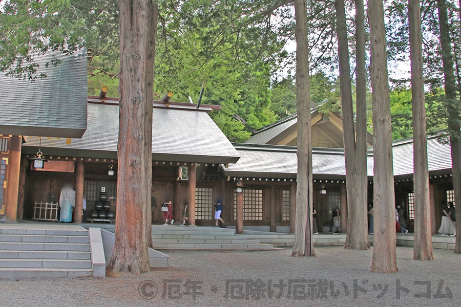 北海道神宮 控殿内の様子