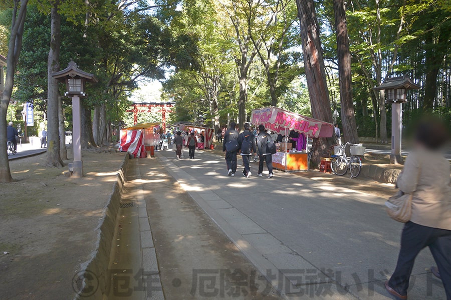 大宮氷川神社 境内までの参道の様子