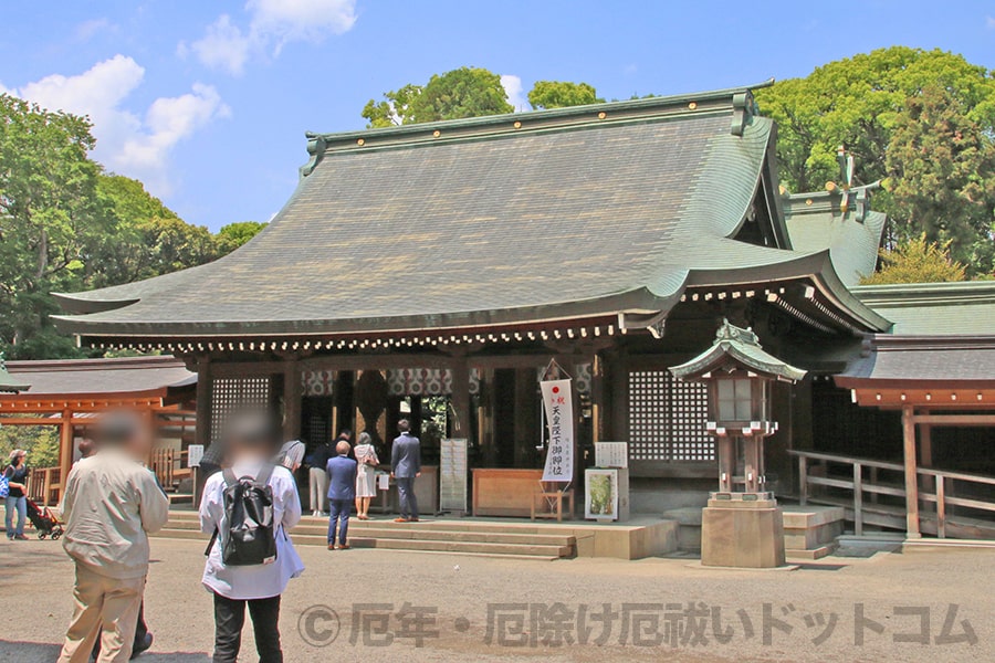 大宮氷川神社 拝殿・本殿の様子