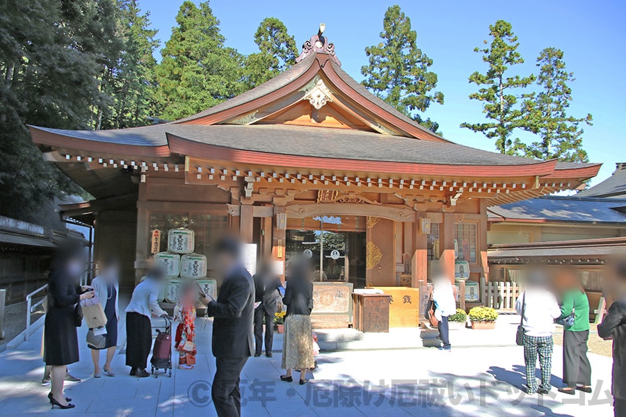 高麗神社 御本殿の様子