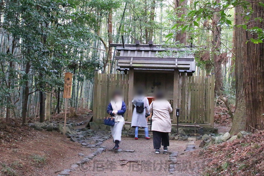 香取神宮 奥宮お社の様子