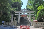 日枝神社 表参道側の鳥居と階段の様子