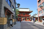 神田明神 参道と随神門の様子