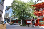 神田明神 随神門横手水舎と新しくできた文化交流館の様子
