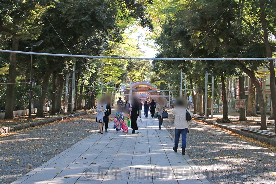 大國魂神社 参道の様子