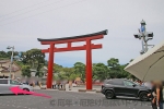 鶴岡八幡宮 正面入口から駐車場へのルートの様子