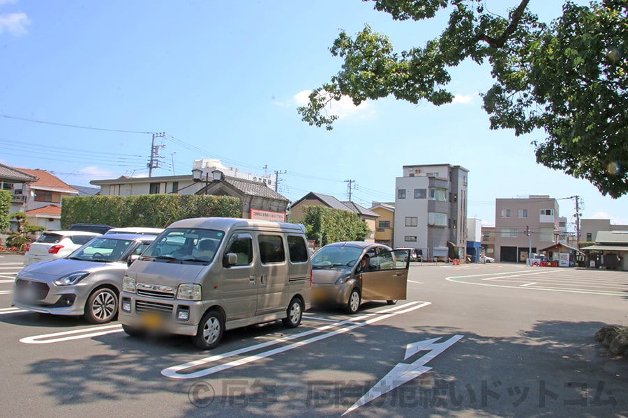 三嶋大社 駐車場の様子