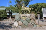 真清田神社 神馬像の様子