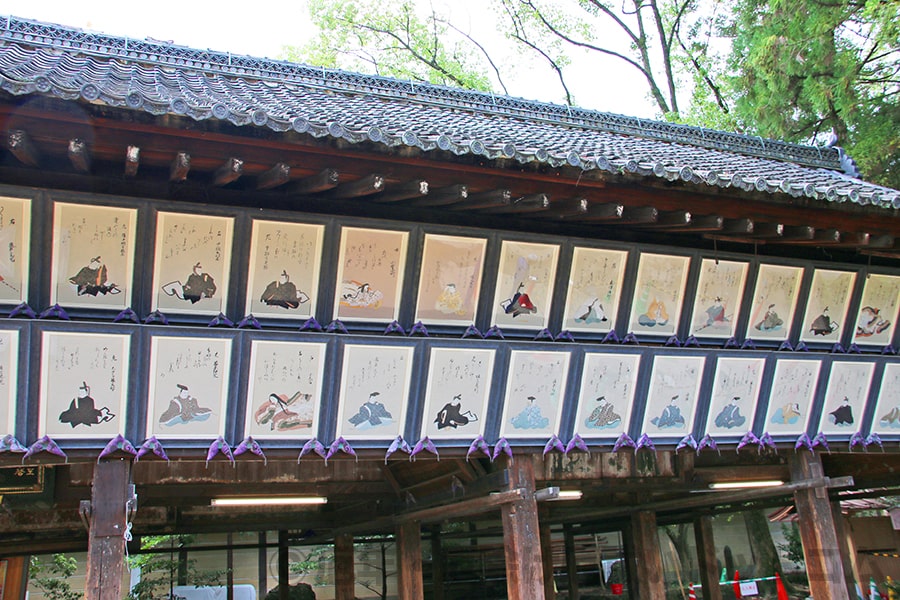 北野天満宮 絵馬所の様子
