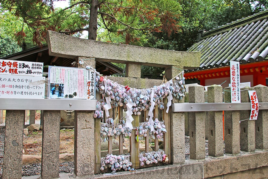 住吉大社 パワースポット 五所御前（ごしょごぜん）の様子