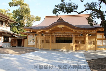 方違神社 本殿の様子