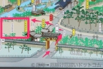 西宮神社 境内図の南門から駐車場へのルートの様子