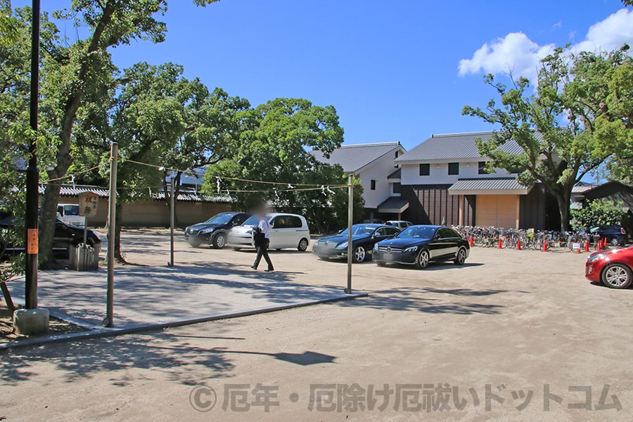 西宮神社 参拝者駐車場の様子