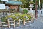 吉備津神社 矢置岩の様子