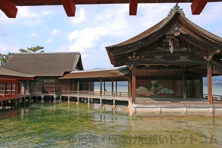 厳島神社 能舞台の様子