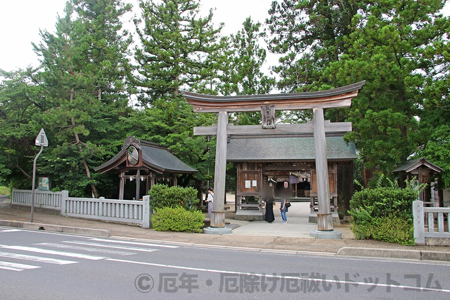 八重垣神社 境内入口の様子