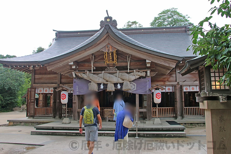 八重垣神社 本殿（拝殿）の様子