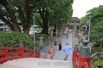 太宰府天満宮 太鼓橋の上から見た風景