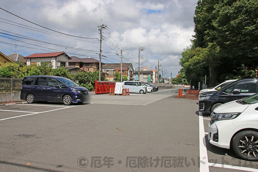 清瀬日枝神社・水天宮 駐車場広さの様子（その1）