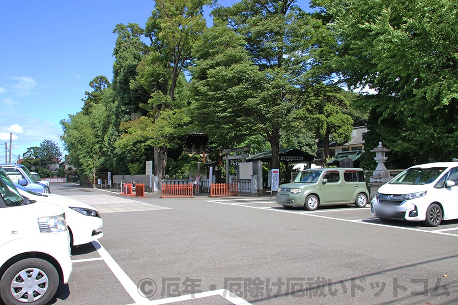 清瀬日枝神社・水天宮 駐車場広さの様子（その2）
