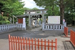 清瀬日枝神社・水天宮 駐車場からの境内入口の様子