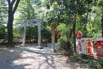 冠稲荷神社 東ー3,5駐車場最寄りの辰巳鳥居の様子