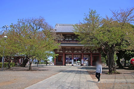 池上本門寺 仁王門の様子