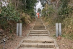 仙台総鎮守 愛宕神社 さらに本殿に向かって上っていく石段の様子