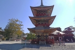 成田山新勝寺 三重塔（重要文化財）の様子