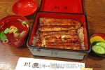 成田山新勝寺 参道のうなぎ屋（川豊さん）のうな重の様子