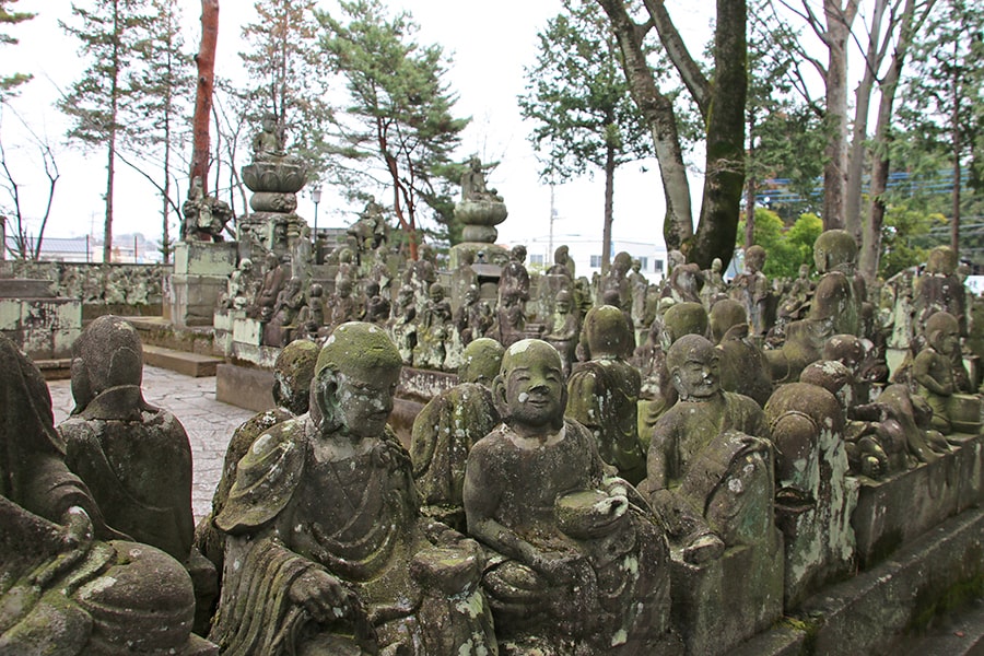 川越大師 喜多院 五百羅漢の様子（その1）