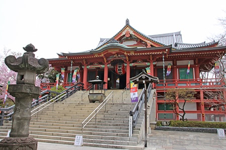 目黒不動尊 瀧泉寺 大本堂の様子