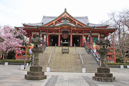 目黒不動尊 瀧泉寺 大本堂の様子