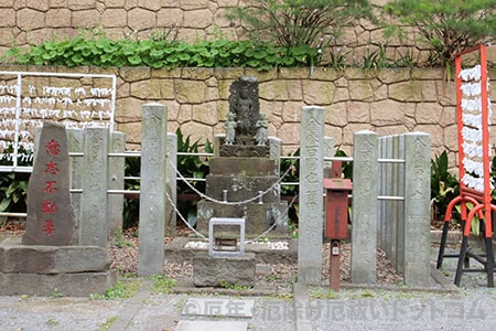 目黒不動尊 瀧泉寺 意志不動尊の様子