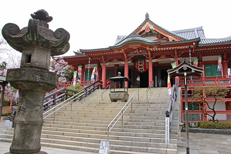 目黒不動尊 瀧泉寺 大本堂の様子