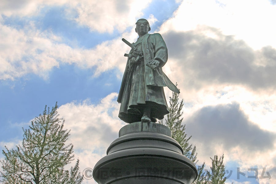 靖国神社 大村益次郎像の様子