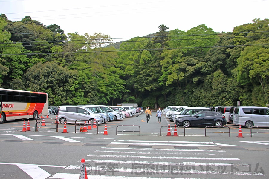 伊勢神宮 内宮 伊勢市営A1・A2駐車場の様子 その1