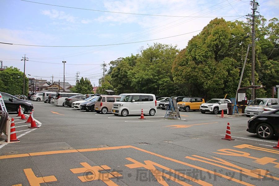 伊勢神宮 内宮 伊勢市営A1・A2駐車場の様子 その2