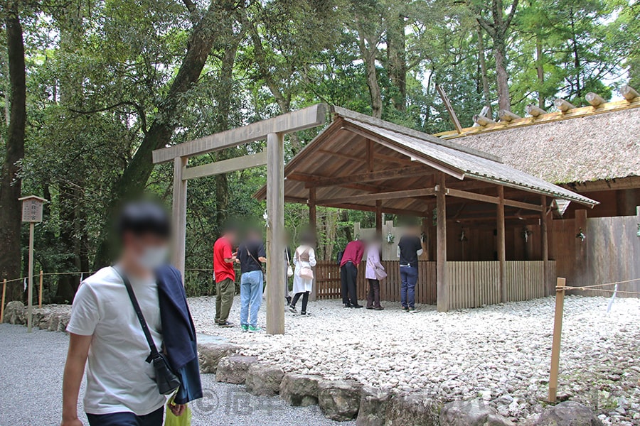 伊勢神宮 内宮 風日祈宮の様子