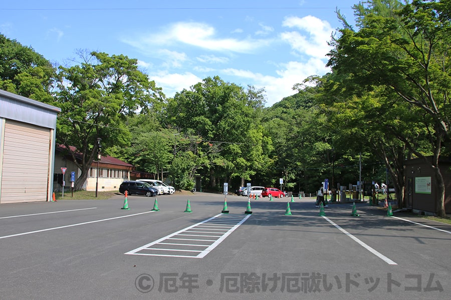 北海道神宮 南1条駐車場の様子