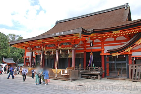 八坂神社 本殿の様子