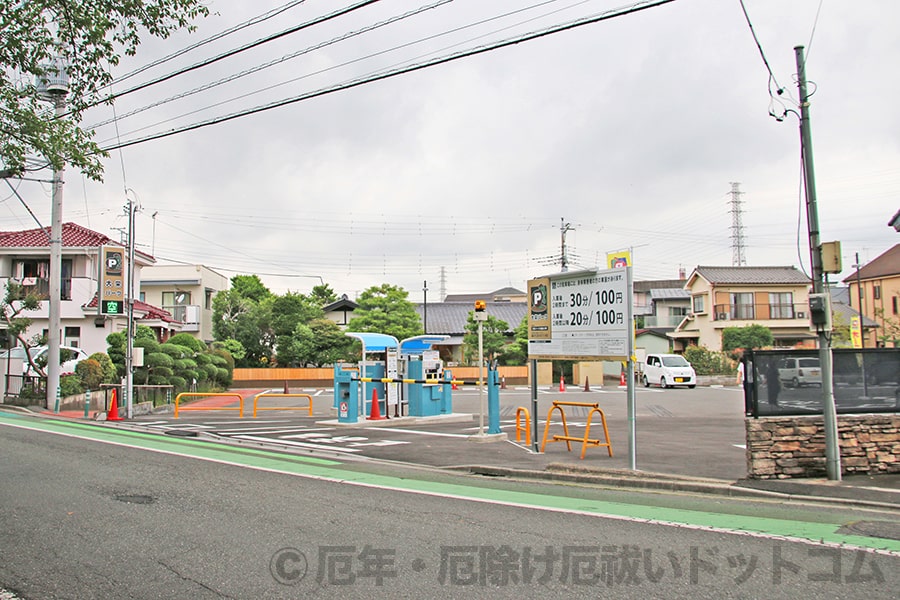 川越氷川神社 境内案内図の様子