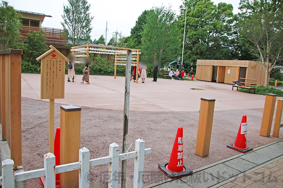 川越氷川神社 大鳥居の様子