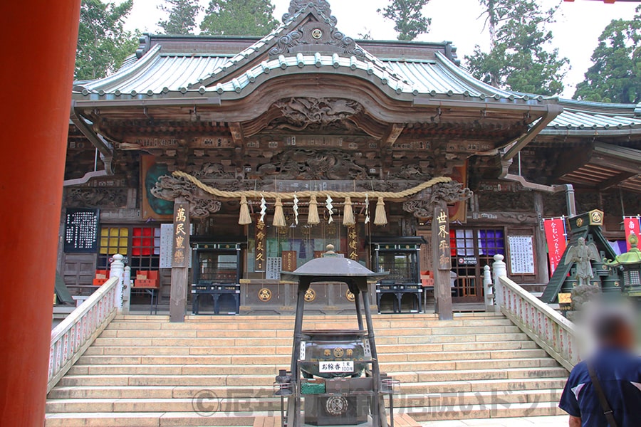高尾山薬王院 本堂の様子