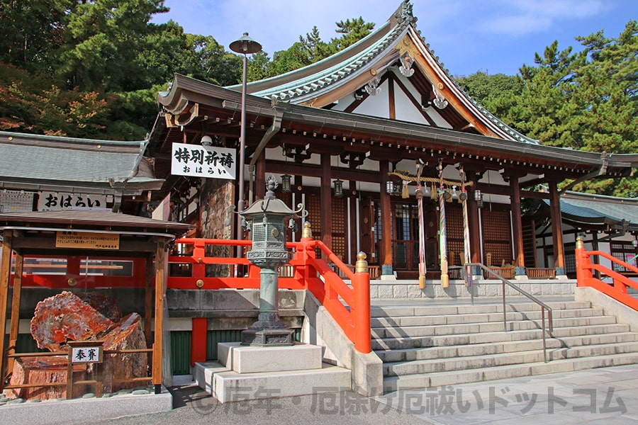 門戸厄神東光寺 厄神堂の様子